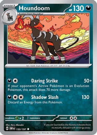 [PKM] Houndoom 133 - SV03 Obsidian Flames