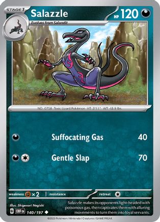 [PKM] Salazzle 140 - SV03 Obsidian Flames