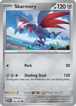 [PKM] Skarmory 142 - SV03 Obsidian Flames