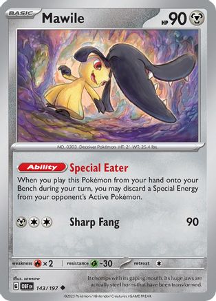 [PKM] Mawile - 143/197 143 - SV03 Obsidian Flames