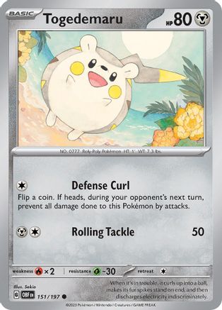 [PKM] Togedemaru 151 - SV03 Obsidian Flames