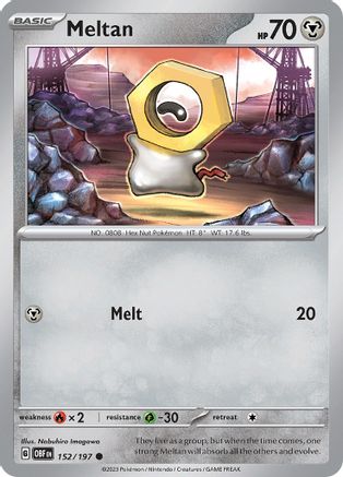 [PKM] Meltan 152 - SV03 Obsidian Flames