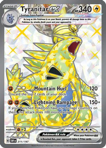 [PKM] Tyranitar ex - 211/197 211 - SV03 Obsidian Flames Holofoil