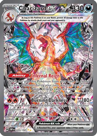 [PKM] Charizard ex - 223/197 223 - SV03 Obsidian Flames Holofoil