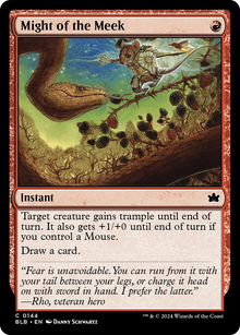 {@C} Might of the Meek [Bloomburrow][BLB 144]