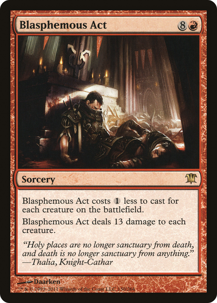 {R} Blasphemous Act [Innistrad][ISD 130] - Misty Mountain Games