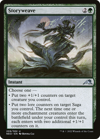 {C} Storyweave [Kamigawa: Neon Dynasty][NEO 209]