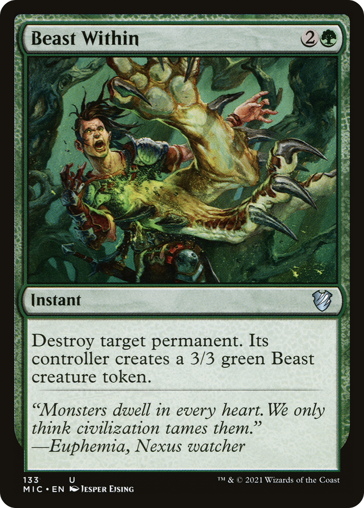 {C} Beast Within [Innistrad: Midnight Hunt Commander][MIC 133]