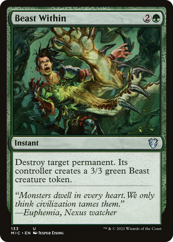 {C} Beast Within [Innistrad: Midnight Hunt Commander][MIC 133]