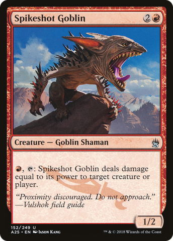 {C} Spikeshot Goblin [Masters 25][A25 152]
