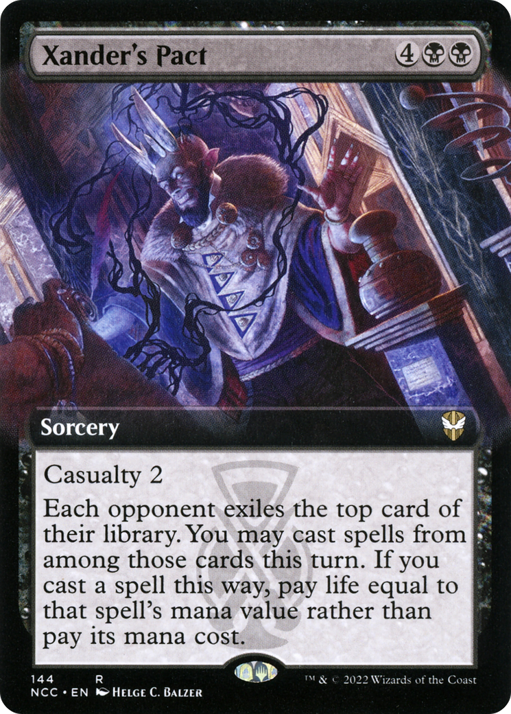 {R} Xander's Pact (Extended Art) [Streets of New Capenna Commander][NCC 144]