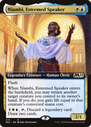 {R} Niambi, Esteemed Speaker (Extended Art) [Core Set 2021][M21 379]
