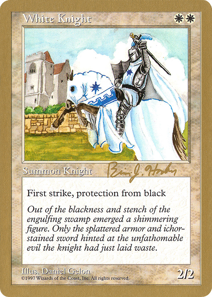 {C} White Knight (Brian Hacker) [World Championship Decks 1998][GB WC98 BH68]