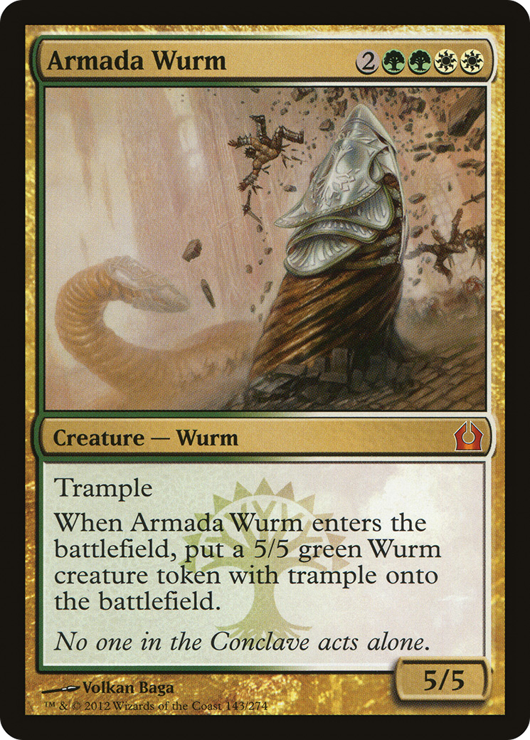 {R} Armada Wurm [Return to Ravnica][RTR 143] - Misty Mountain Games