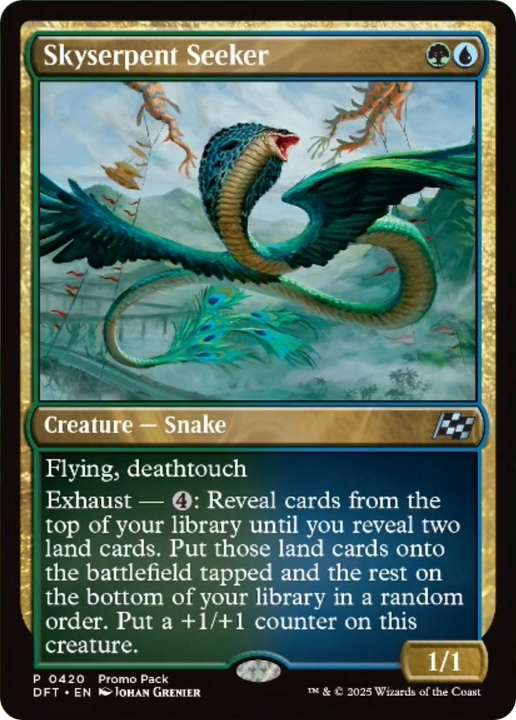 {@C} Skyserpent Seeker [Aetherdrift Promos][PP DFT 420]