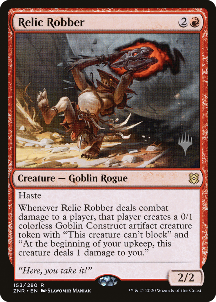{R} Relic Robber (Promo Pack) [Zendikar Rising Promos][PP ZNR 153]