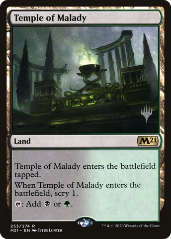 {R} Temple of Malady (Promo Pack) [Core Set 2021 Promos][PP M21 253]