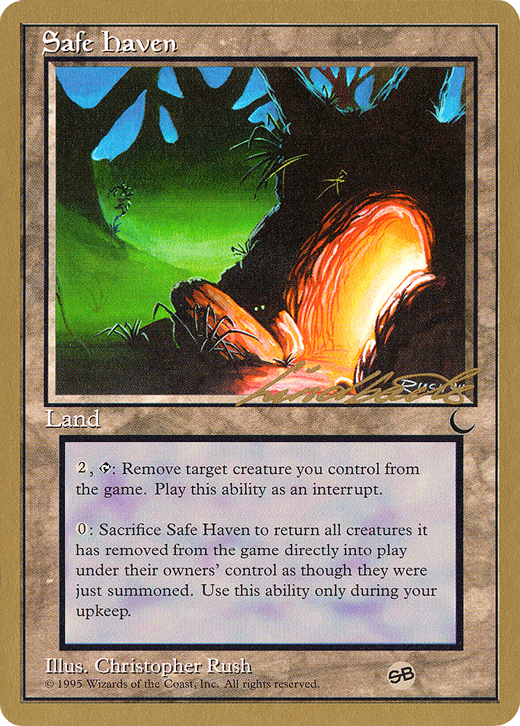 {R} Safe Haven (Leon Lindback) (SB) [Pro Tour Collector Set][GB PTC LL118SB]