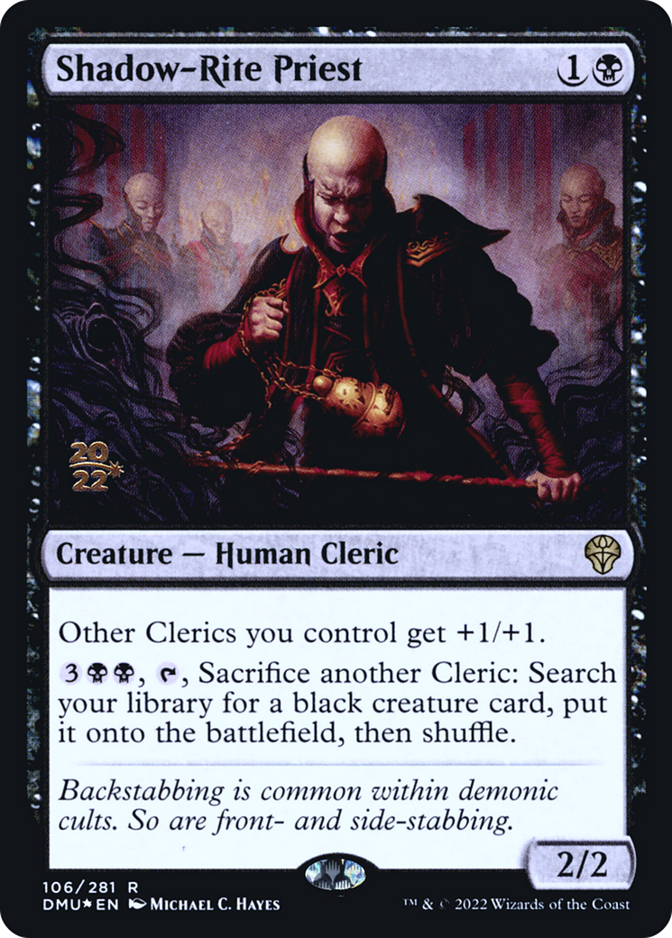 {R} Shadow-Rite Priest [Dominaria United Prerelease Promos][PR DMU 106]