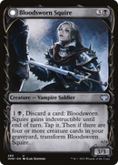 {C} Bloodsworn Squire // Bloodsworn Knight (Showcase Fang Frame) [Innistrad: Crimson Vow][VOW 289]