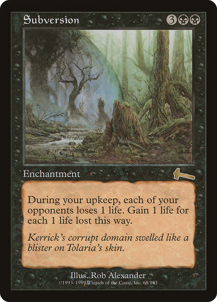 {R} Subversion [Urza's Legacy][ULG 068] - Misty Mountain Games
