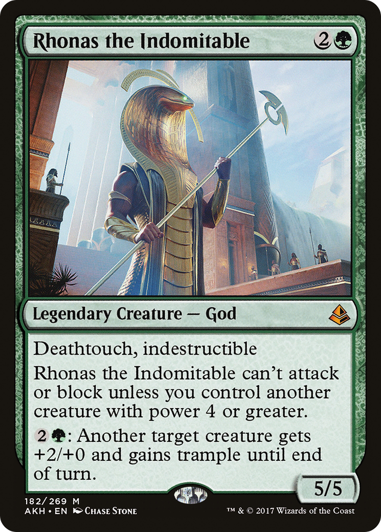 {R} Rhonas the Indomitable [Amonkhet][AKH 182]