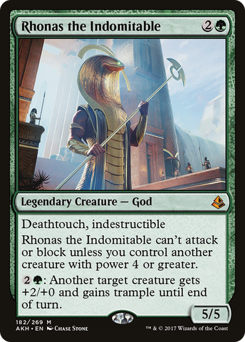 {R} Rhonas the Indomitable [Amonkhet][AKH 182]