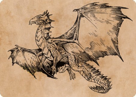 {A} Ancient Bronze Dragon Art Card (58) [Commander Legends: Battle for Baldur's Gate Art Series][ACLB 058]