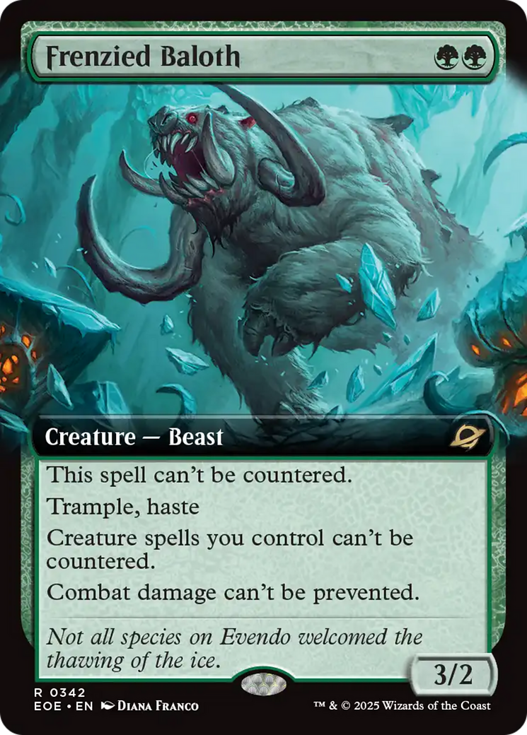 {@@ EOE R} Frenzied Baloth (Extended Art) [Edge of Eternities][EOE 342]