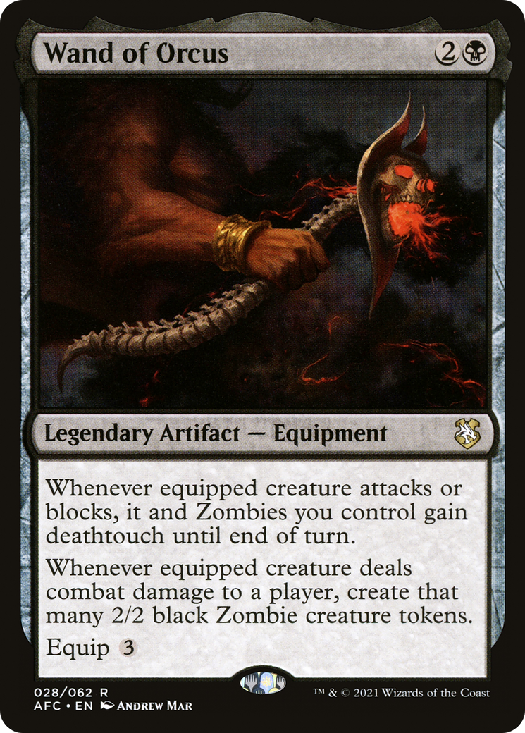 {R} Wand of Orcus [Dungeons & Dragons: Adventures in the Forgotten Realms Commander][AFC 028]