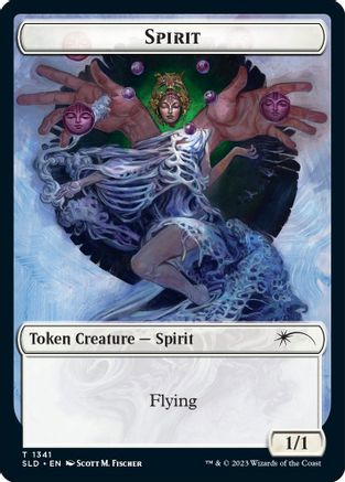 {C} Spirit (SLD) // Angel Double-sided Token [Secret Lair Drop Series] [SLD 1341 // 001]