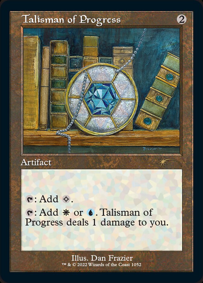 {R} Talisman of Progress (Foil Etched) [Secret Lair Drop Series][SLD 1052]
