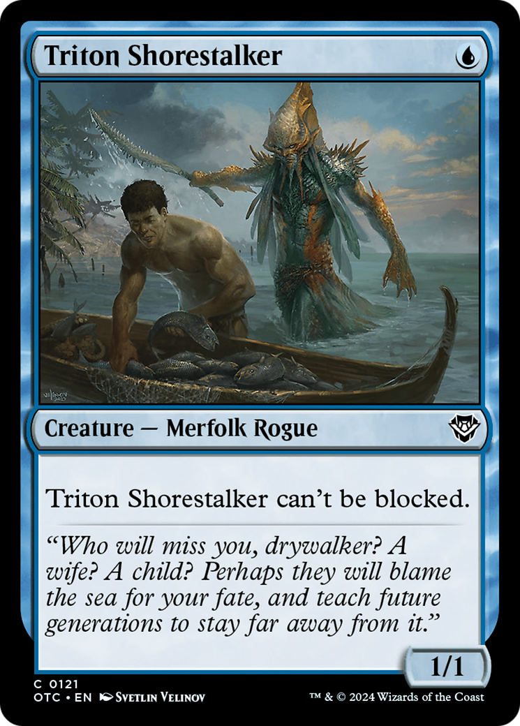 {C} Triton Shorestalker [Outlaws of Thunder Junction Commander][OTC 121]