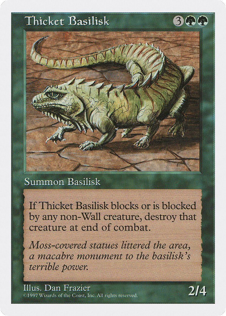 {C} Thicket Basilisk [Fifth Edition][5ED 331]