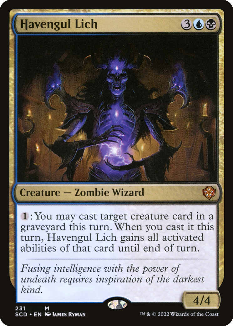 {R} Havengul Lich [Starter Commander Decks][SCD 231]