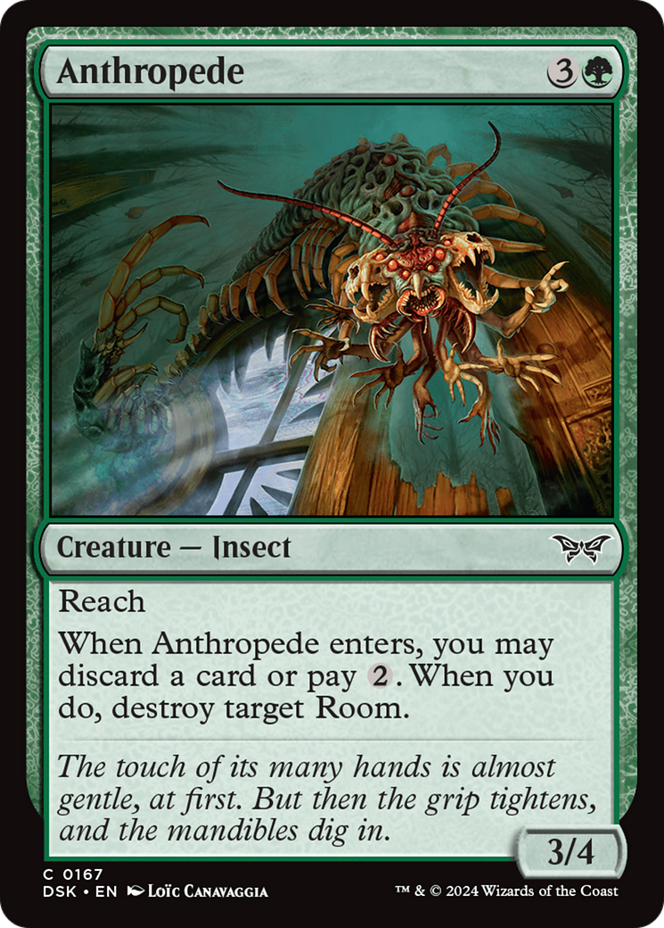 {@C} Anthropede [Duskmourn: House of Horror][DSK 167]