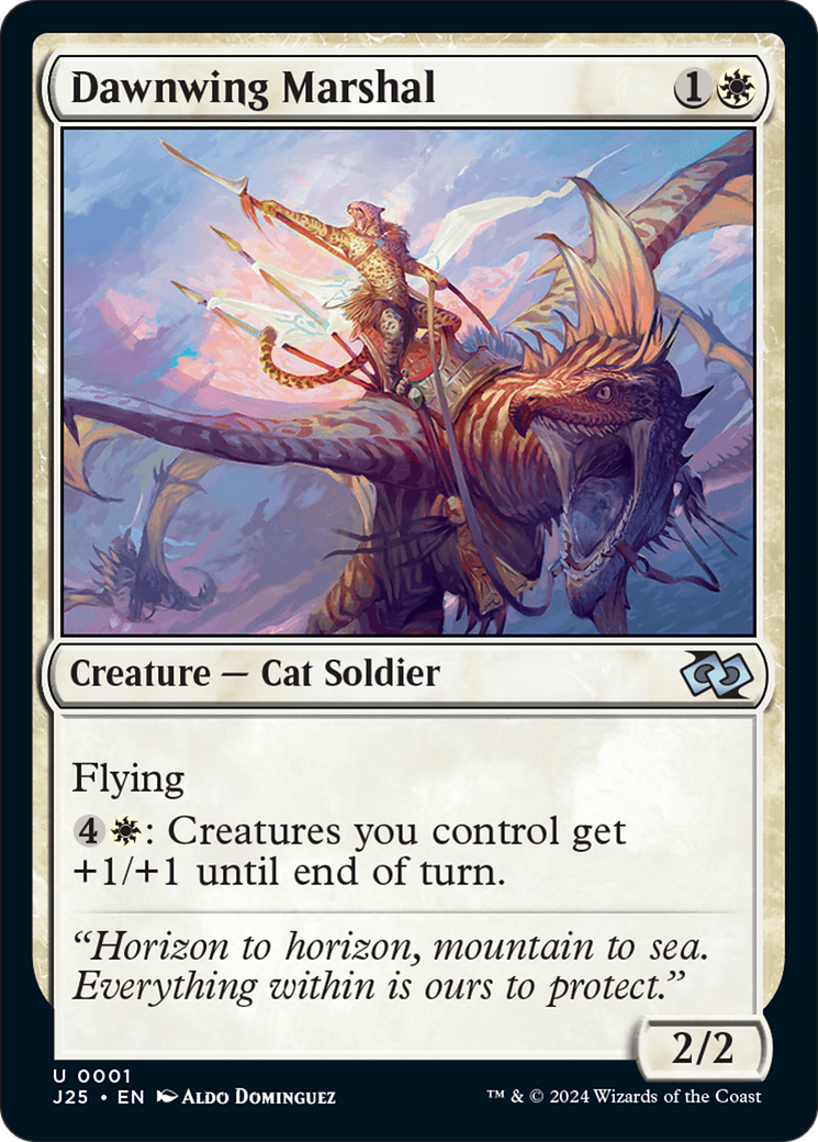{C} Dawnwing Marshal [Foundations Jumpstart][J25 001]