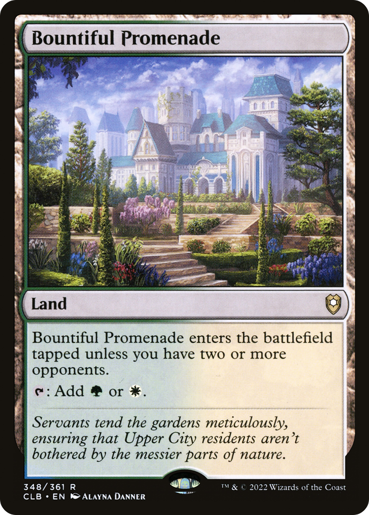 {R} Bountiful Promenade [Commander Legends: Battle for Baldur's Gate][CLB 348]