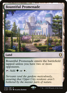 {R} Bountiful Promenade [Commander Legends: Battle for Baldur's Gate][CLB 348]
