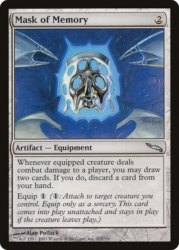 {C} Mask of Memory [Mirrodin][MRD 203]