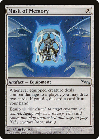 {C} Mask of Memory [Mirrodin][MRD 203]