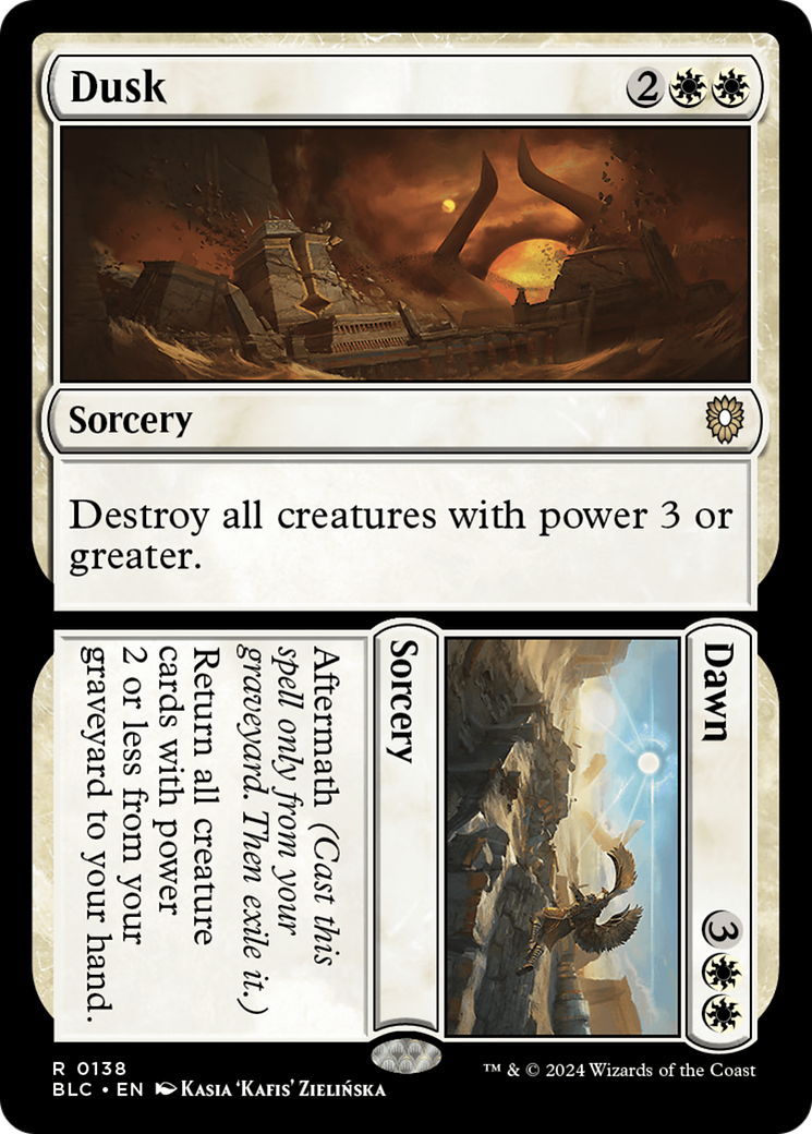 {R} Dusk // Dawn [Bloomburrow Commander][BLC 138]