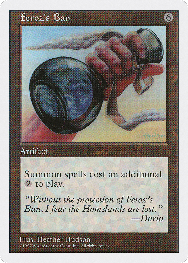{R} Feroz's Ban [Fifth Edition][5ED 370]
