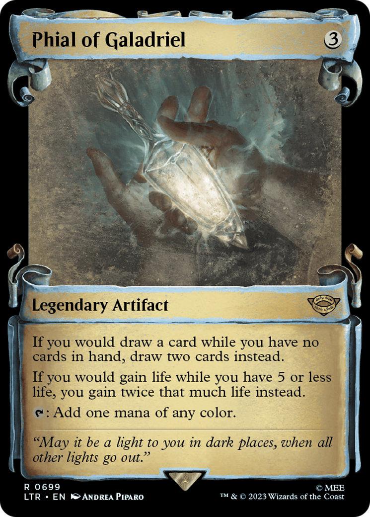 {R} Phial of Galadriel [The Lord of the Rings: Tales of Middle-Earth Showcase Scrolls][LTR 699]