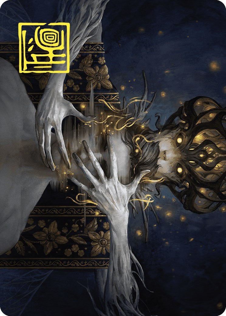 {A} Ego Drain Art Card (Gold-Stamped Signature) [Wilds of Eldraine Art Series][GS AWOE 012]