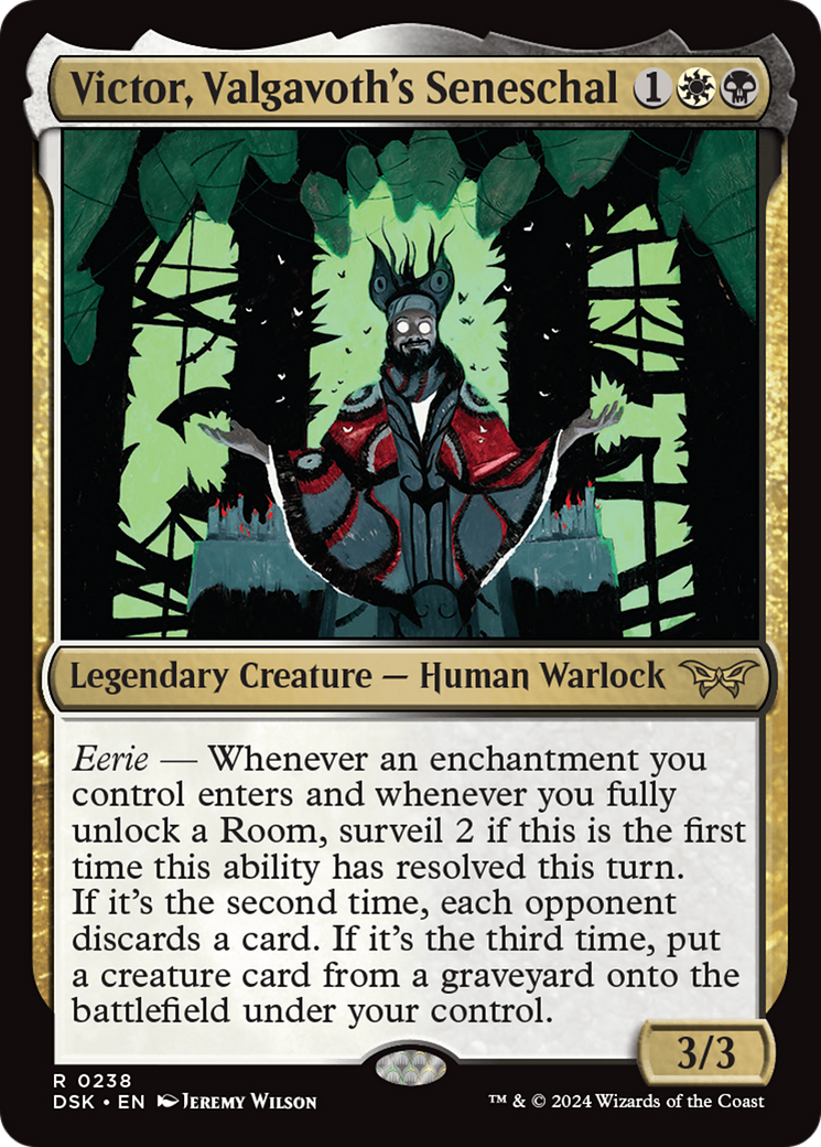 {@R} Victor, Valgavoth's Seneschal [Duskmourn: House of Horror][DSK 238]