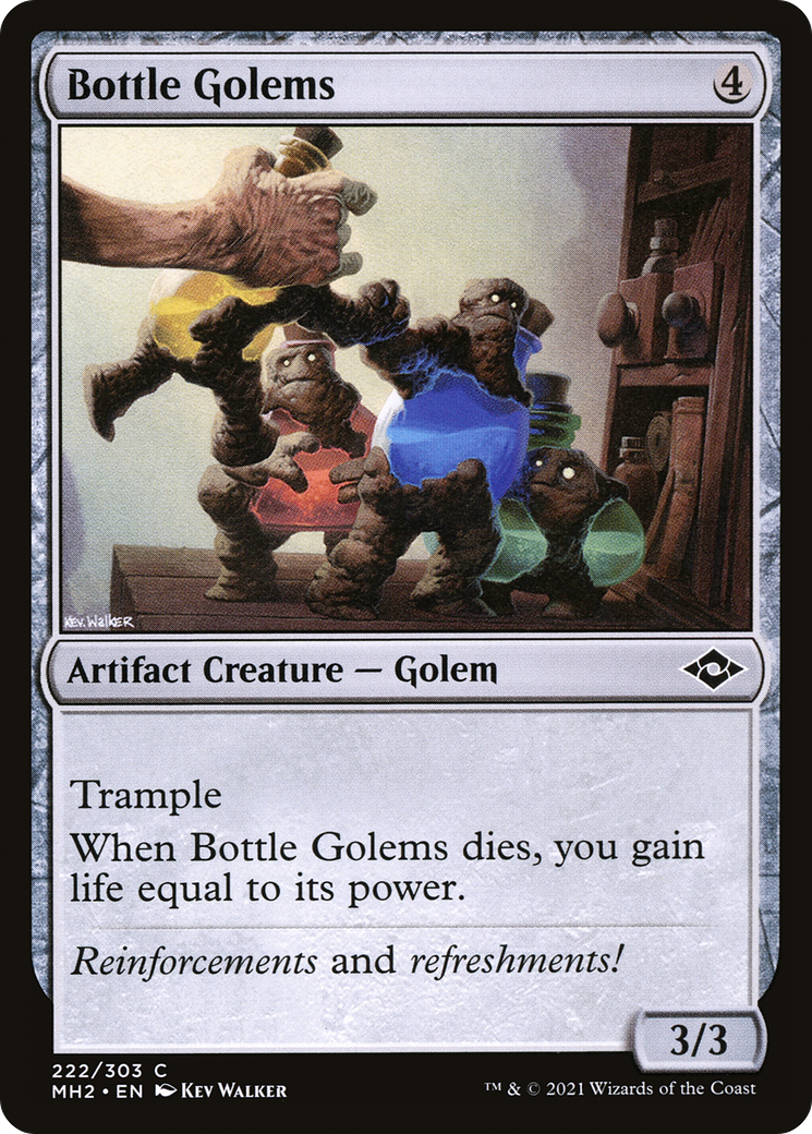 {C} Bottle Golems (Foil) [Modern Horizons 2] [MH2 222]