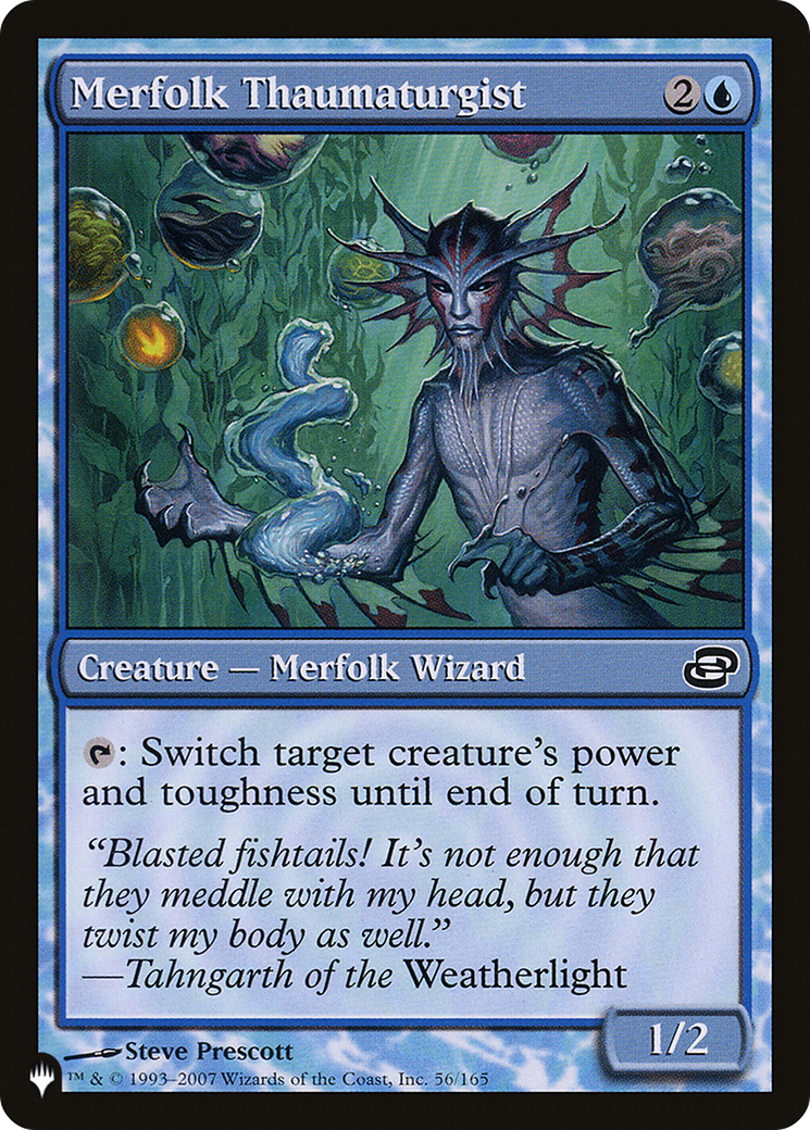 Merfolk Thaumaturgist [LIST 56/165] : (colorshifted)