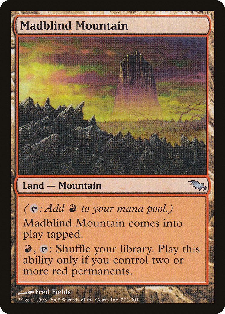 {C} Madblind Mountain [Shadowmoor][SHM 274]