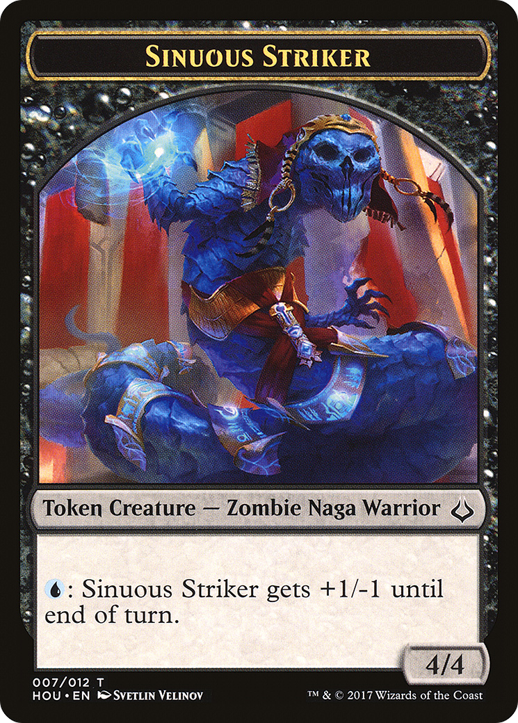 {T} Sinuous Striker Token [Hour of Devastation Tokens][THOU 007]